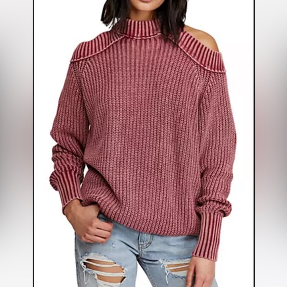 Free People Sweaters - Free People NWOT Half Moon Sweater-All Washed Out💝